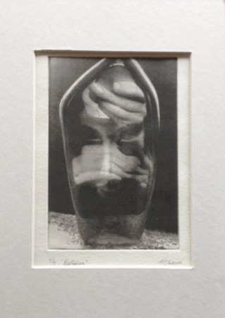 "Reflektion" - Fotopolymer, 21x29 cm