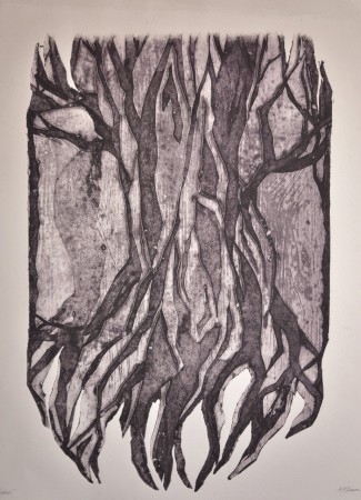 "utan titel", grafiskt tryck collografi